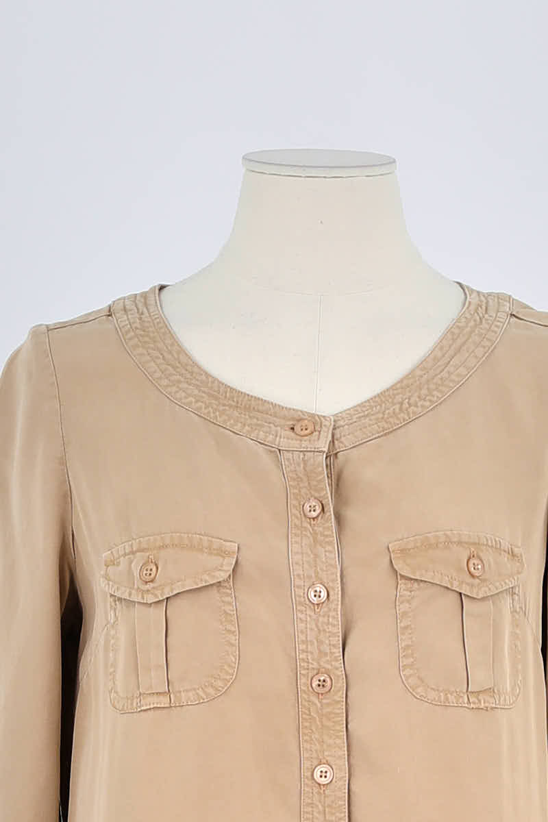 Robe Gerard Darel Beige en Viscose
