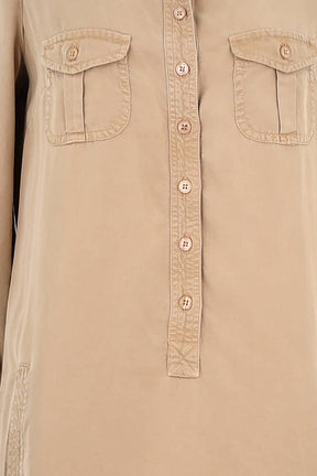 Robe Gerard Darel Beige en Viscose