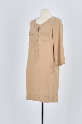 Robe Gerard Darel Beige en Viscose