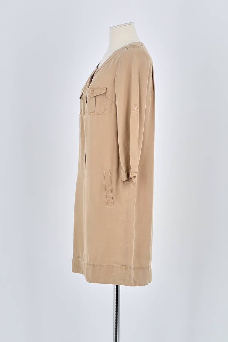 Robe Gerard Darel Beige en Viscose