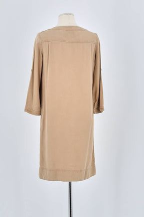Robe Gerard Darel Beige en Viscose