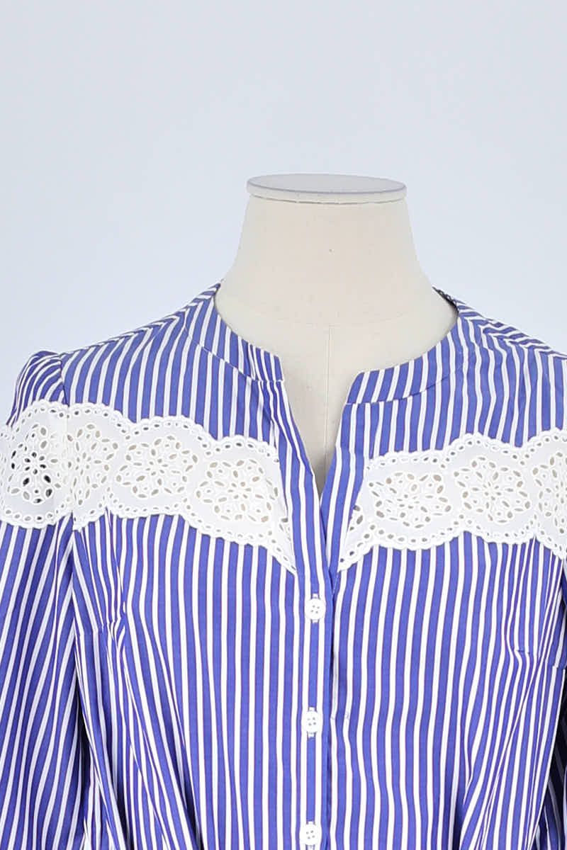 Robe Gerard Darel Bleu en Coton