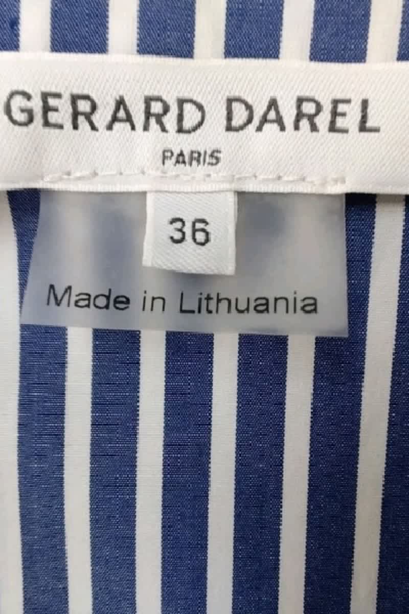 Robe Gerard Darel Bleu en Coton
