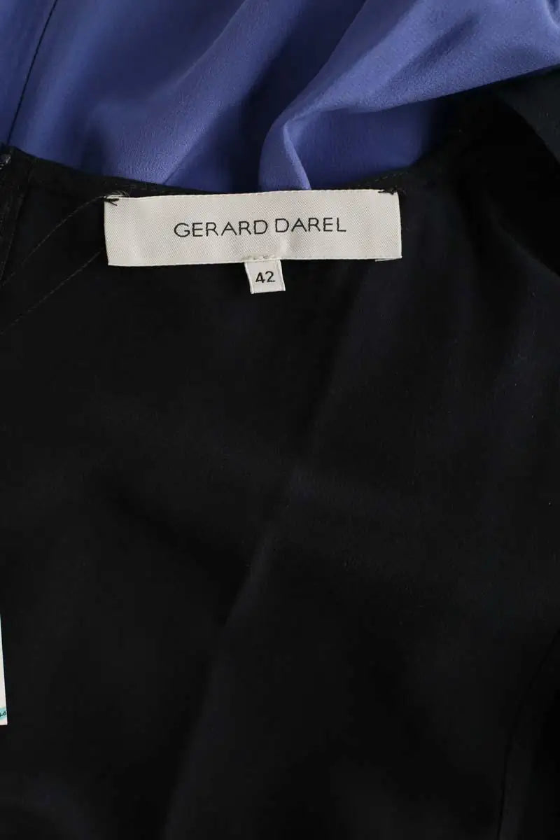 Robe Gerard Darel Bleu en Coton
