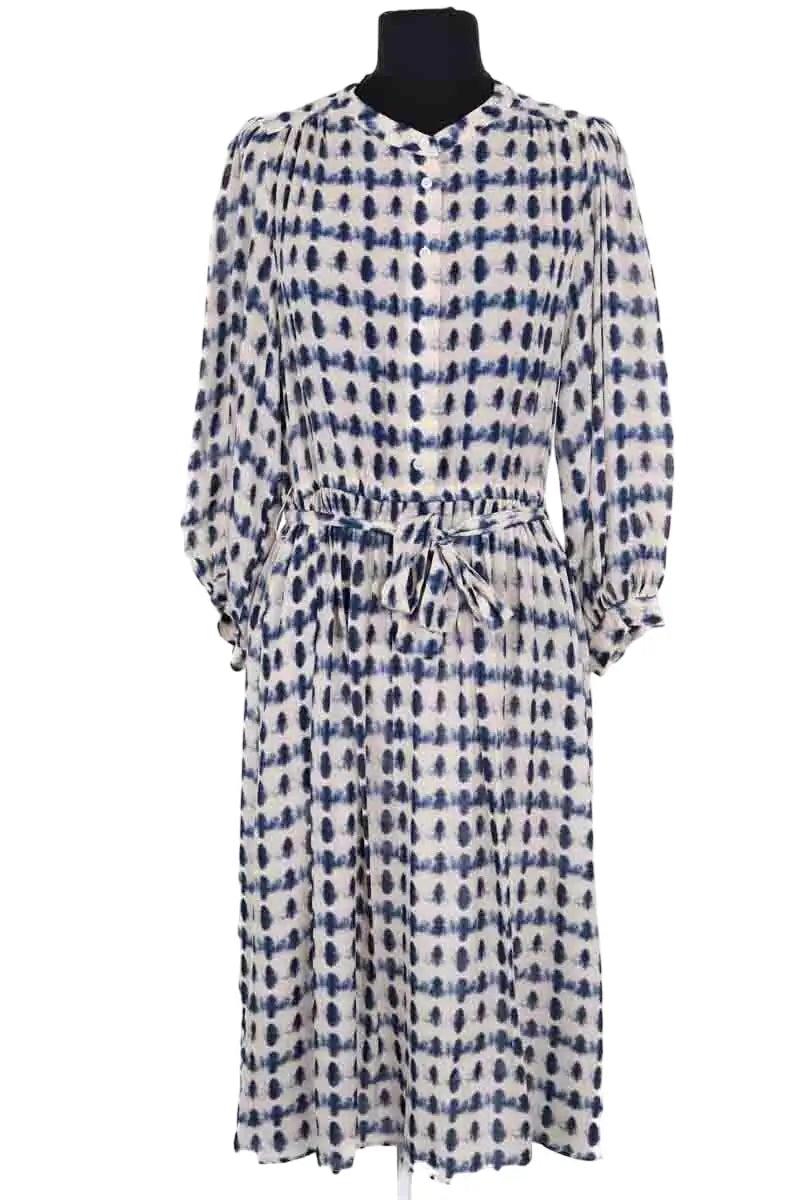 Robe Gerard Darel Bleu en Viscose, taille M - Seconde Main