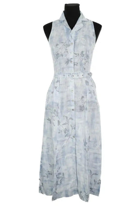 Robe Gerard Darel Bleu en Viscose, taille S - Seconde Main