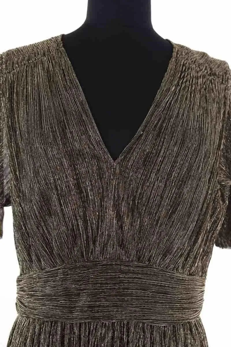 Robe Gerard Darel Doré en Synthétique