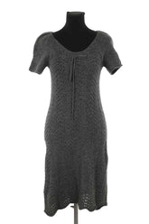 Robe Gerard Darel Gris en Cachemire, taille S - Seconde Main