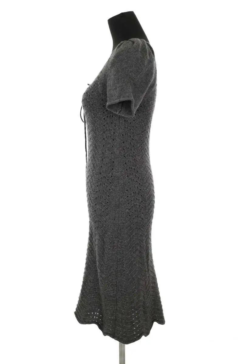 Robe Gerard Darel Gris en Cachemire