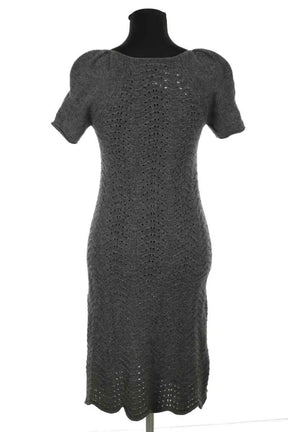 Robe Gerard Darel Gris en Cachemire