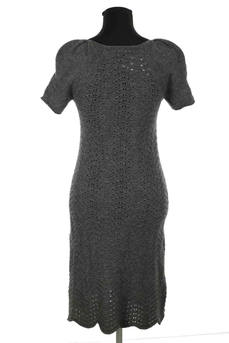 Robe Gerard Darel Gris en Cachemire