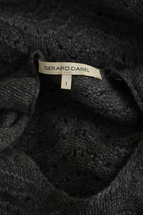 Robe Gerard Darel Gris en Cachemire