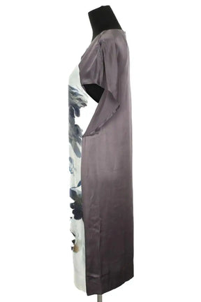 Robe Gerard Darel Gris en Viscose