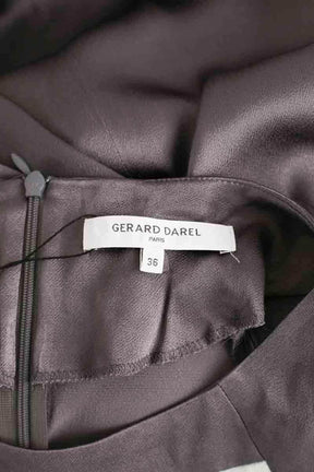 Robe Gerard Darel Gris en Viscose