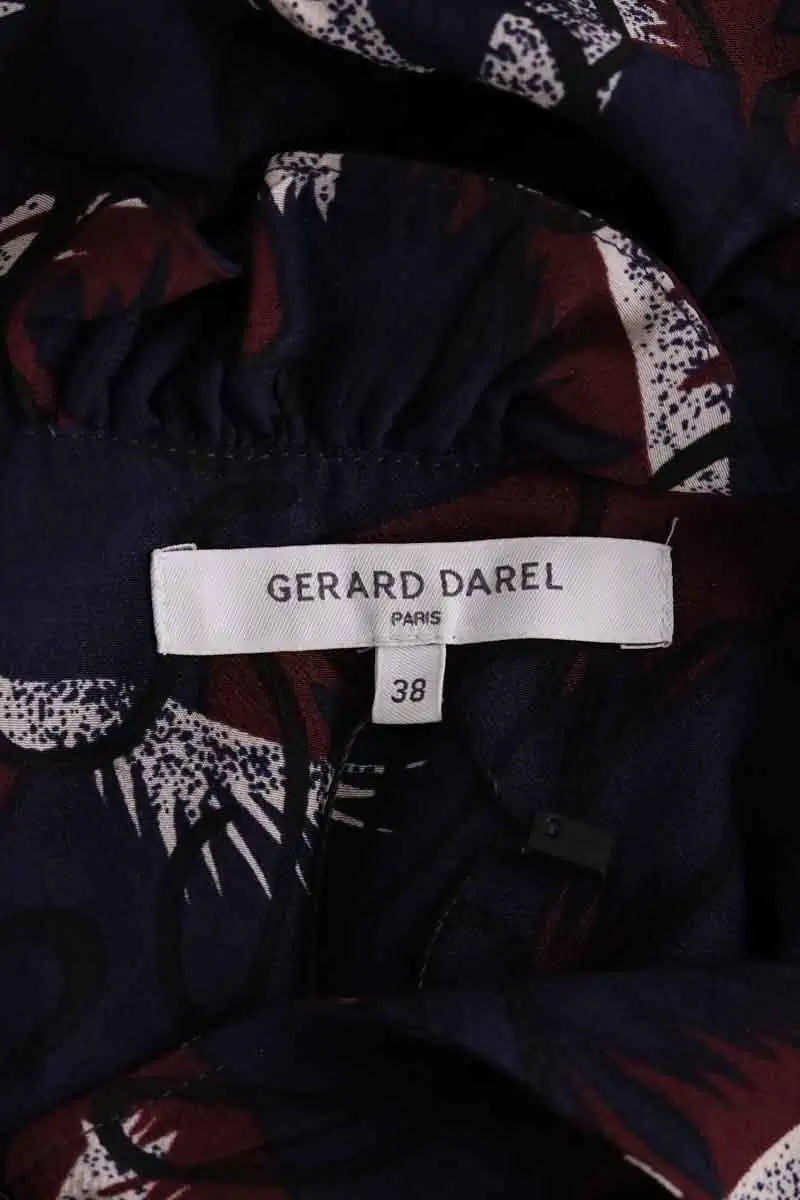 Robe Gerard Darel Marine en Viscose