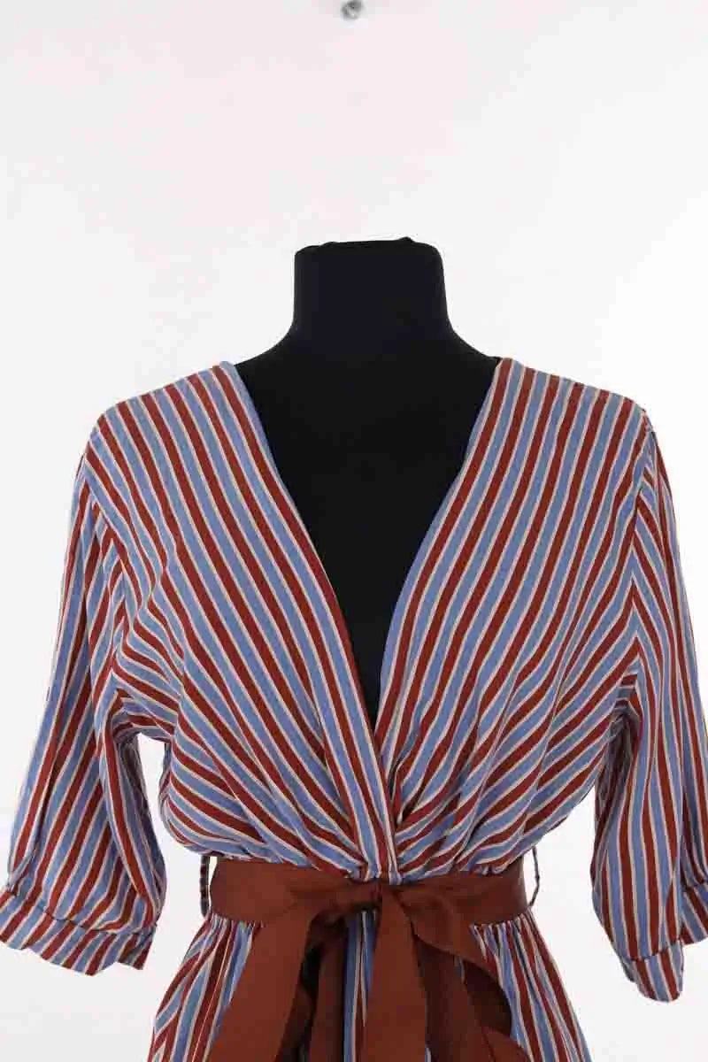 Robe Gerard Darel Marron en Viscose