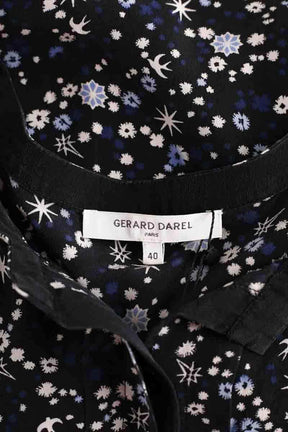 Robe Gerard Darel Noir en Soie