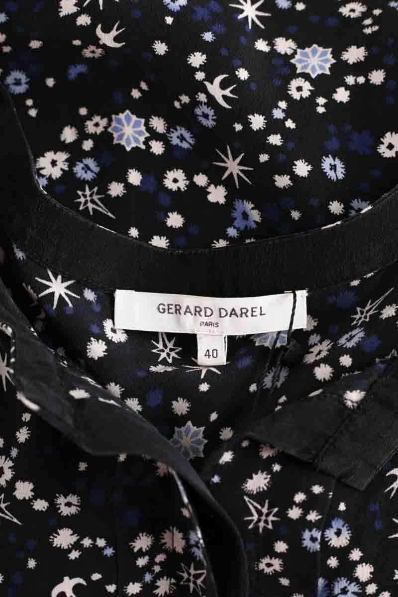 Robe Gerard Darel Noir en Soie