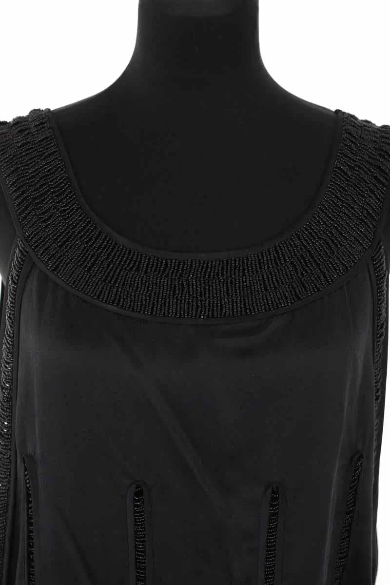 Robe Gerard Darel Noir en Soie