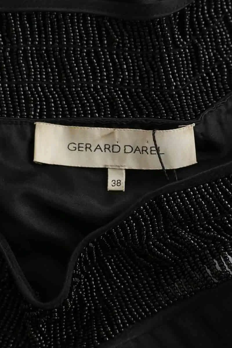 Robe Gerard Darel Noir en Soie