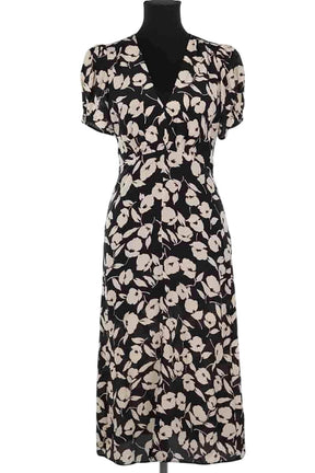 Robe Gerard Darel Noir en Soie, taille S - Seconde Main