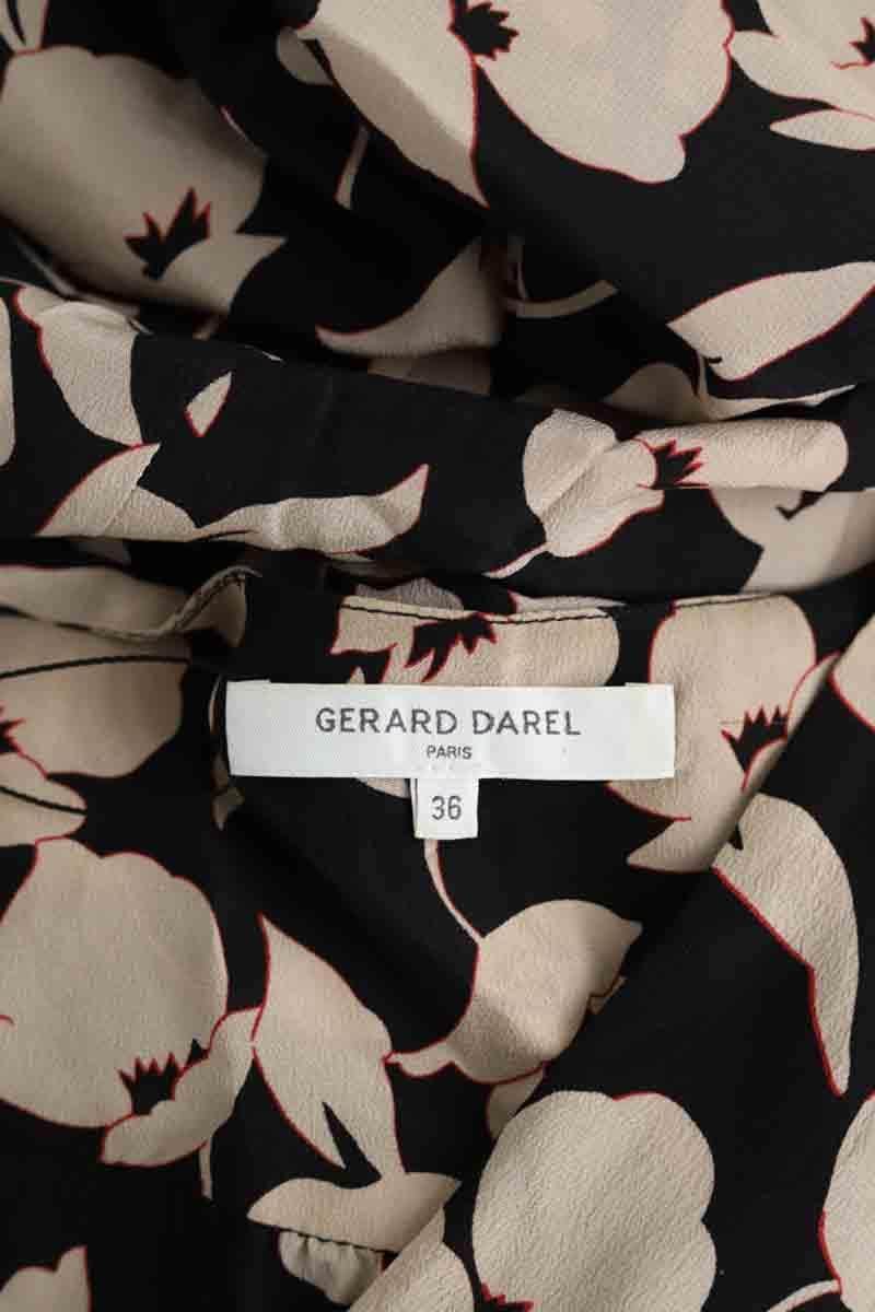 Robe Gerard Darel Noir en Soie