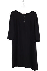 Robe Gerard Darel Noir en Synthétique, taille XL - Seconde Main