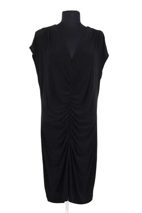 Robe Gerard Darel Noir en Synthétique, taille XXXL - Seconde Main