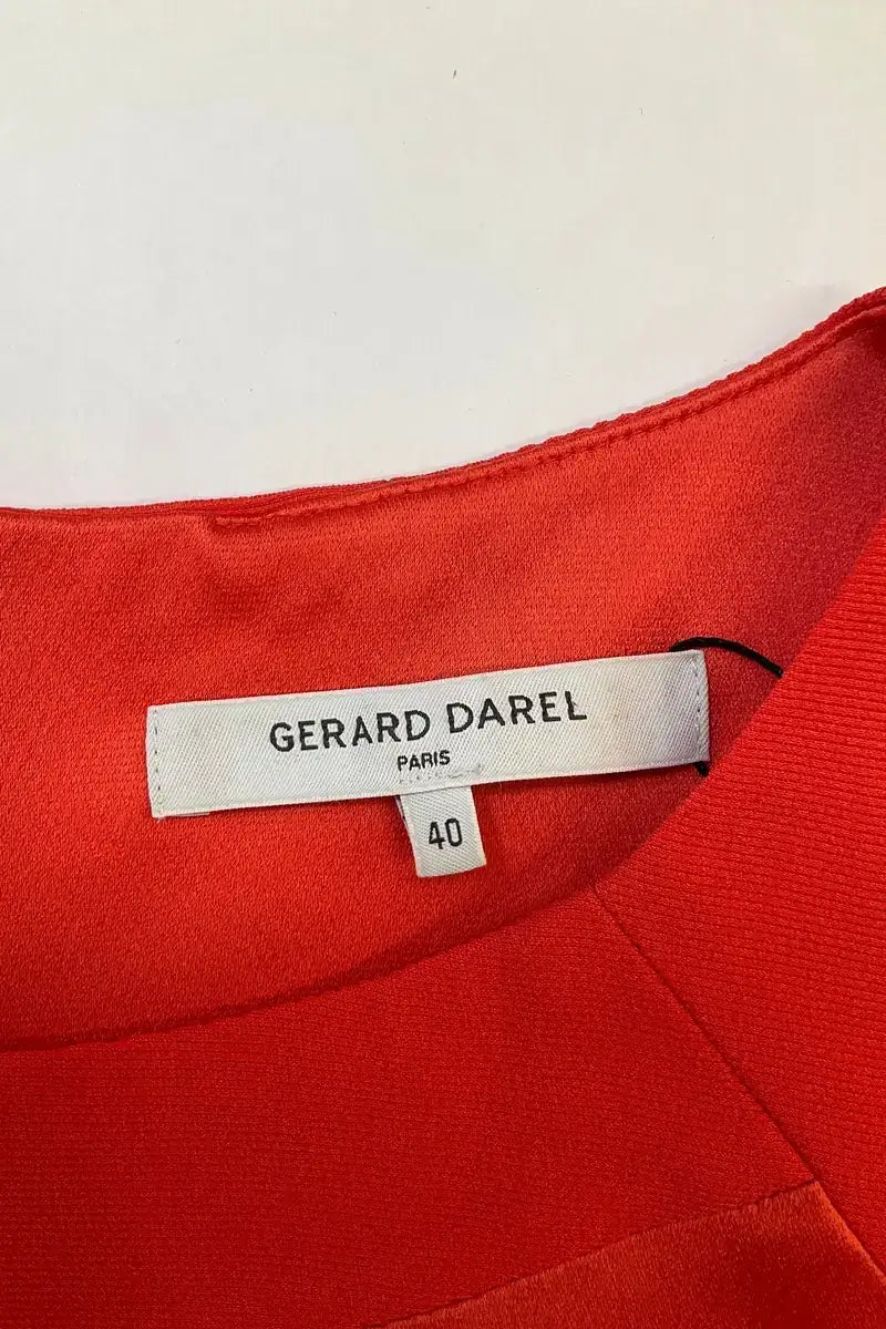 Robe Gerard Darel Orange en Viscose
