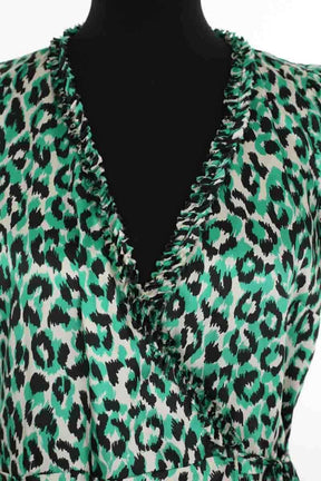 Robe Gerard Darel Vert en Synthétique