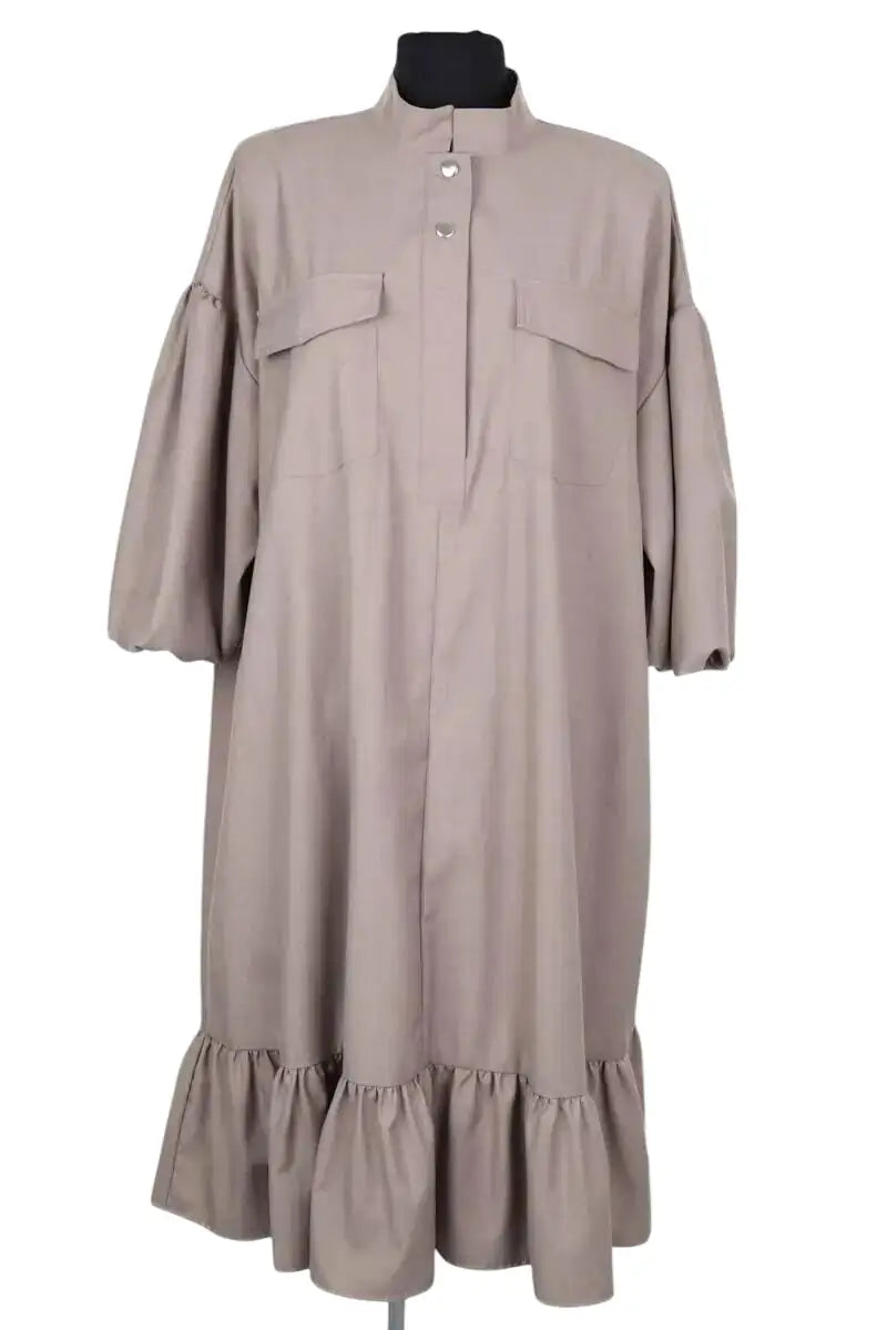 Robe Gestuz Kaki en Synthétique, taille S - Seconde Main