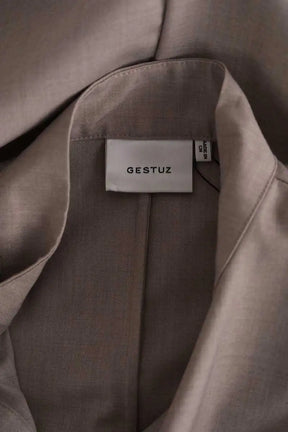 Robe Gestuz Kaki en Synthétique
