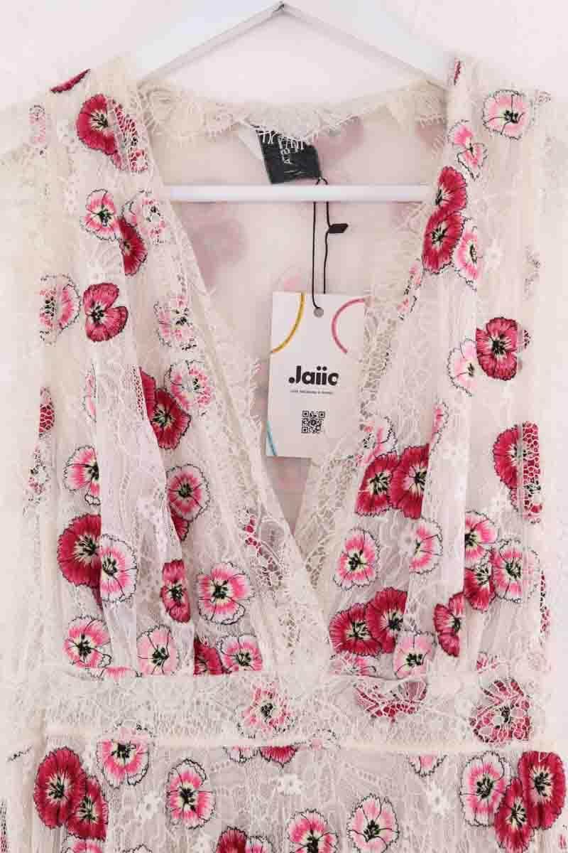 Robe Giambattista Valli Blanc en Dentelle