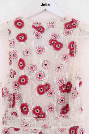 Robe Giambattista Valli Blanc en Dentelle