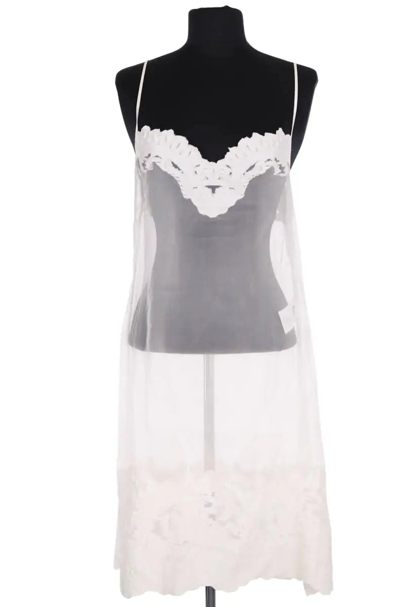 Robe Givenchy Blanc en Soie, taille M - Seconde Main