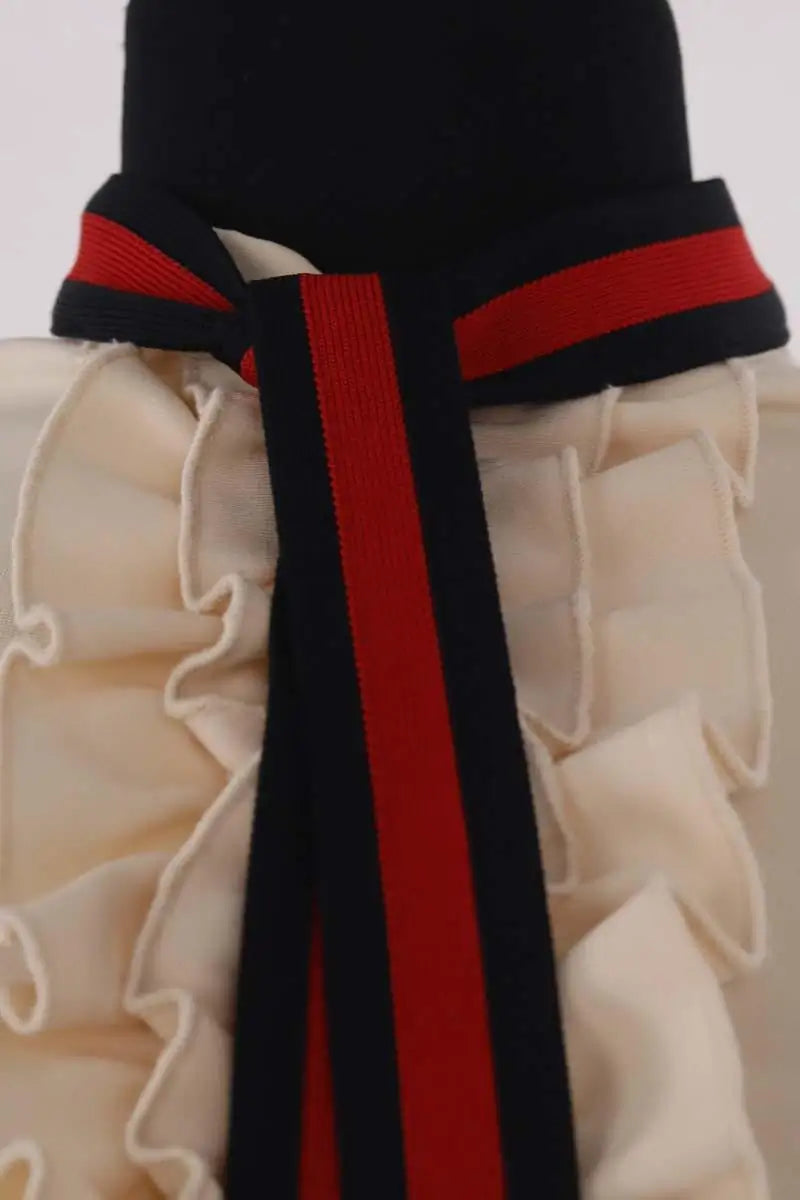 Robe Gucci Ecru en Synthétique