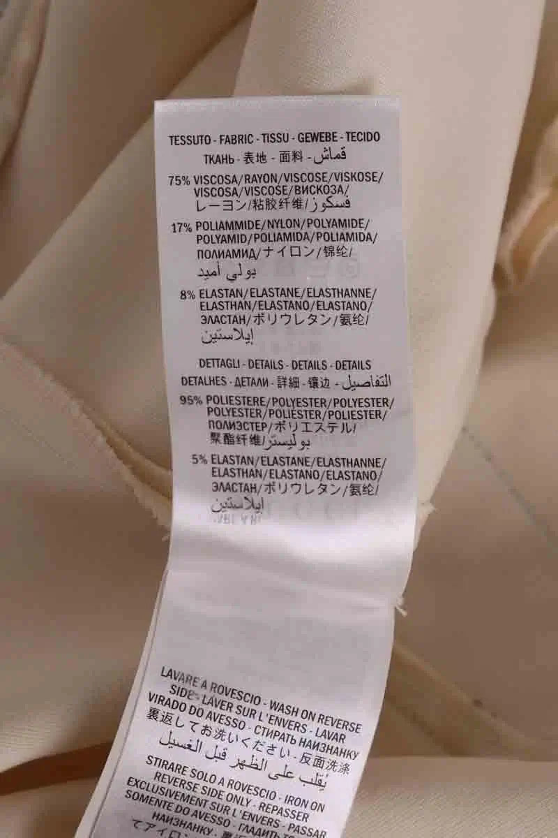 Robe Gucci Ecru en Synthétique