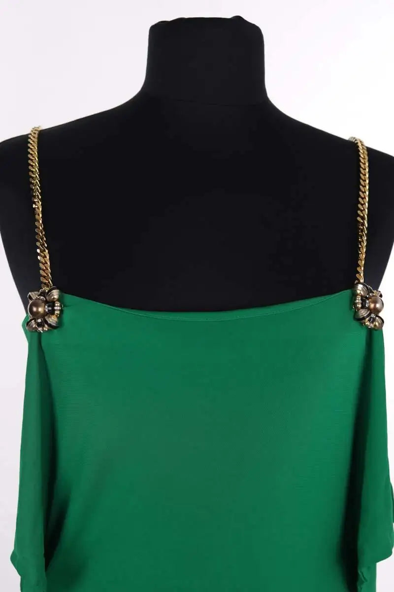 Robe Gucci Vert en Viscose