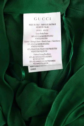 Robe Gucci Vert en Viscose