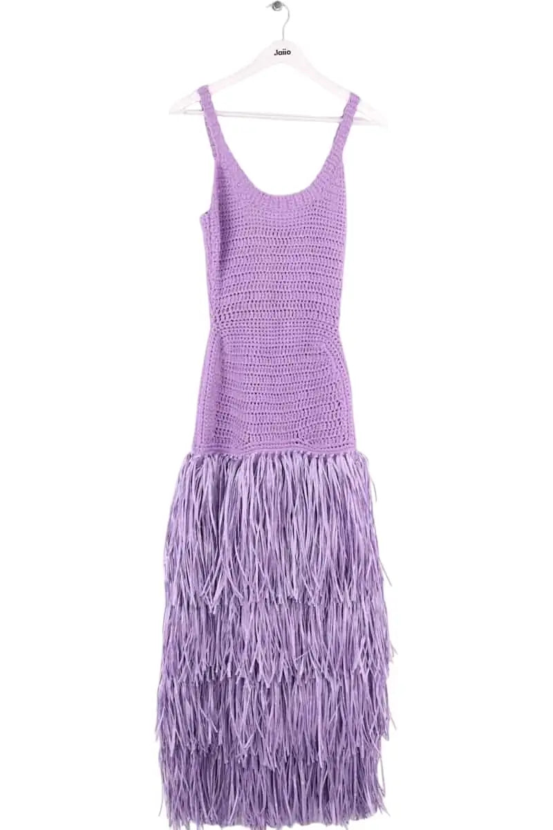 Robe Hanifa Camilla Violet en Synthétique, taille M - Seconde Main