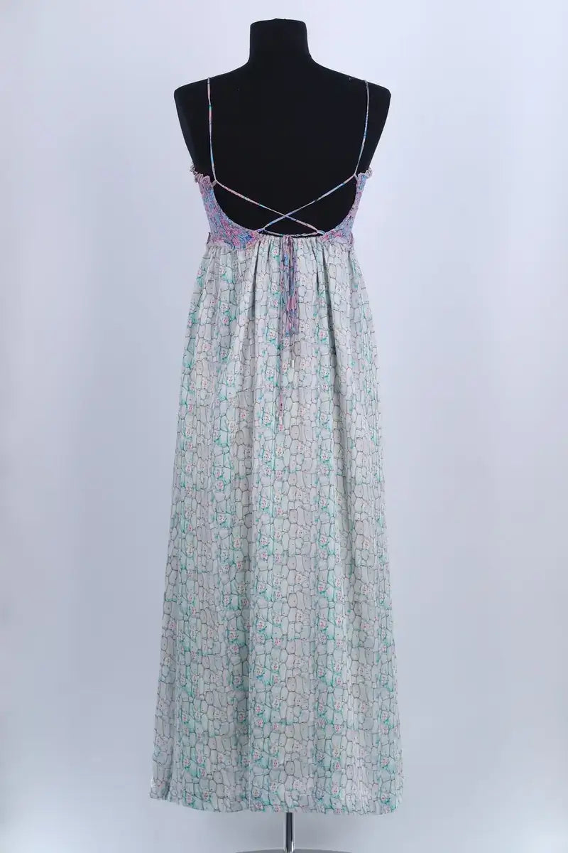 Robe Heimstone Bleu en Viscose