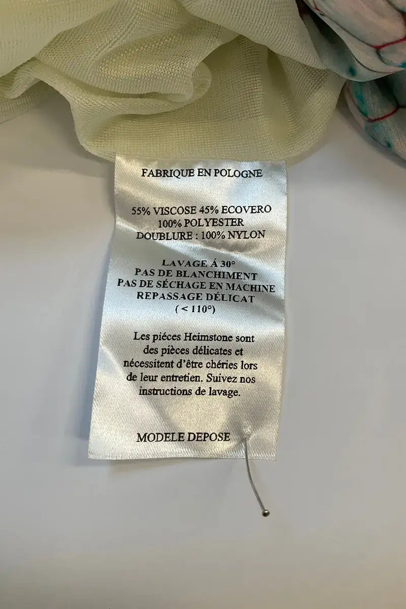 Robe Heimstone Bleu en Viscose