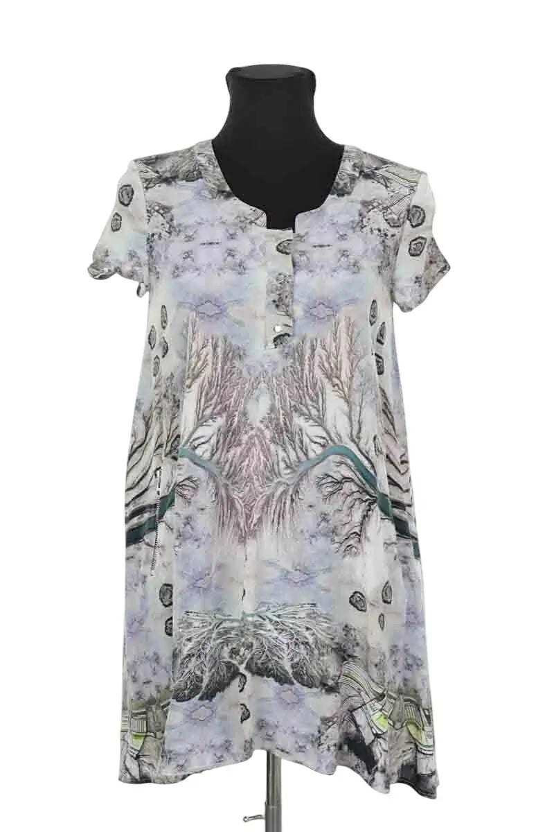 Robe Heimstone Gris en Soie, taille S - Seconde Main