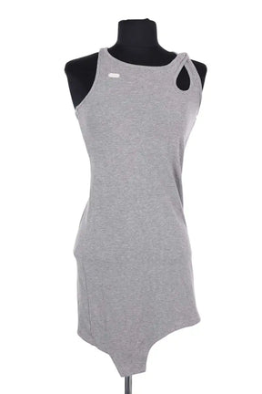 Robe Heliot Emil Gris en Coton, taille S - Seconde Main