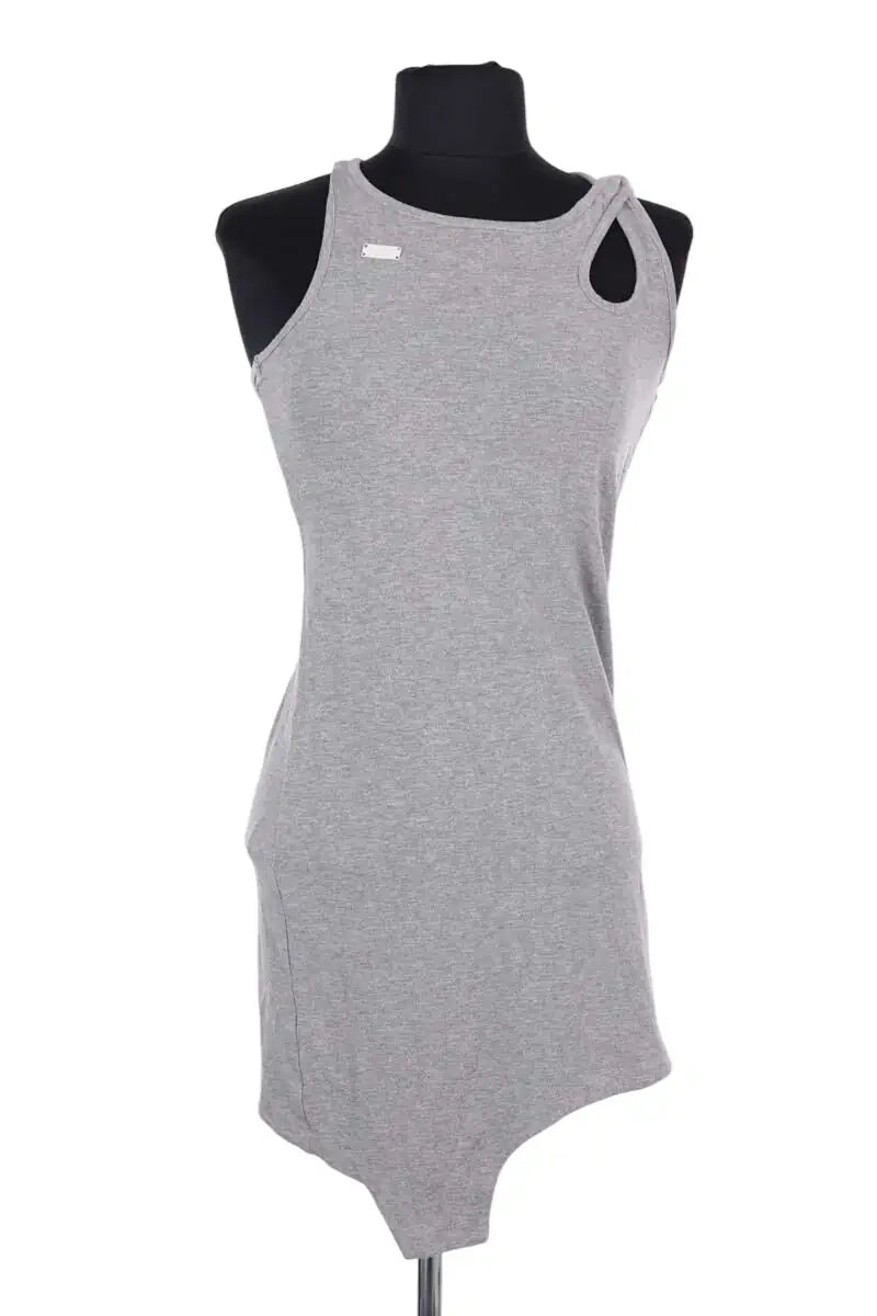 Robe Heliot Emil Gris en Coton, taille S - Seconde Main