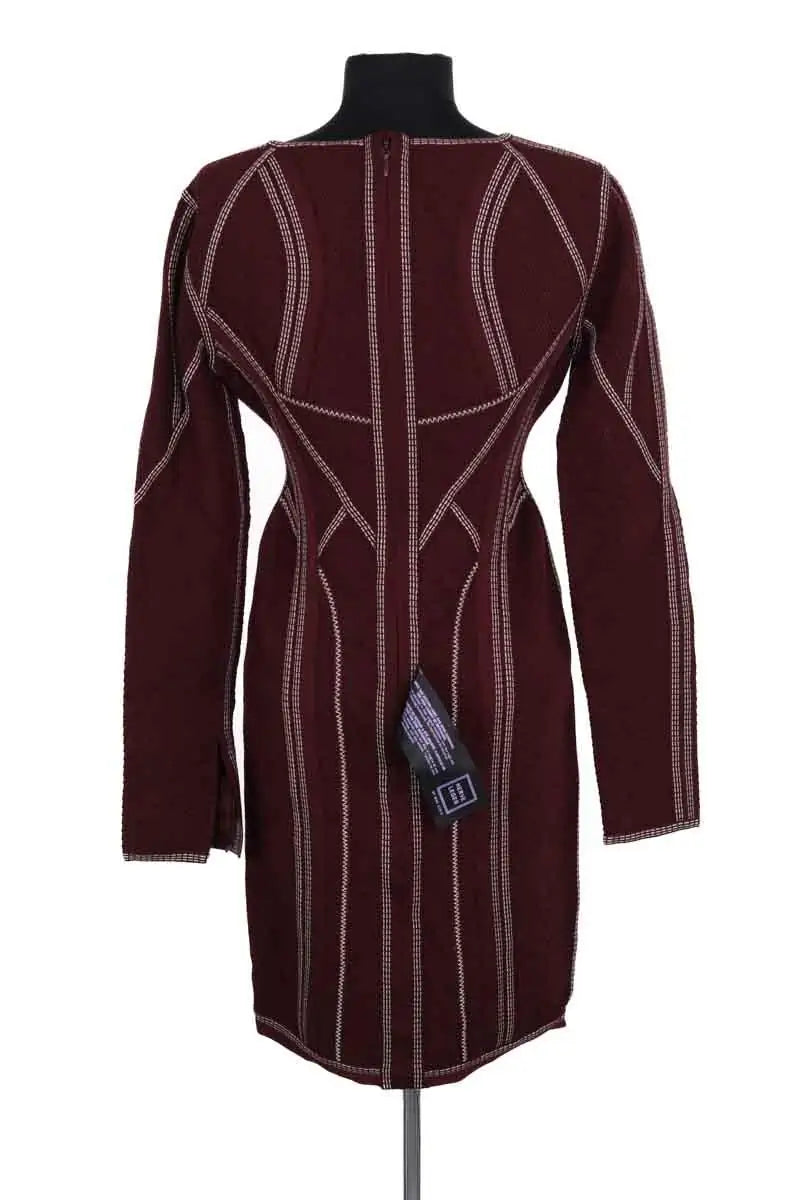 Robe Herve Leger Bordeaux en Synthétique
