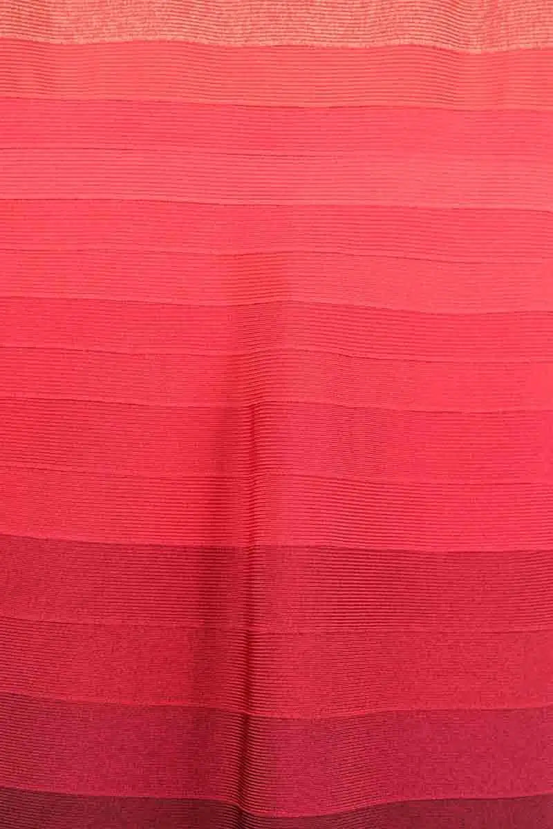 Robe Herve Leger Rouge en Coton - élasthanne