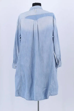Robe HIGH Bleu en Coton