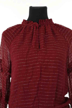 Robe Hoss Intropia Bordeaux en Viscose