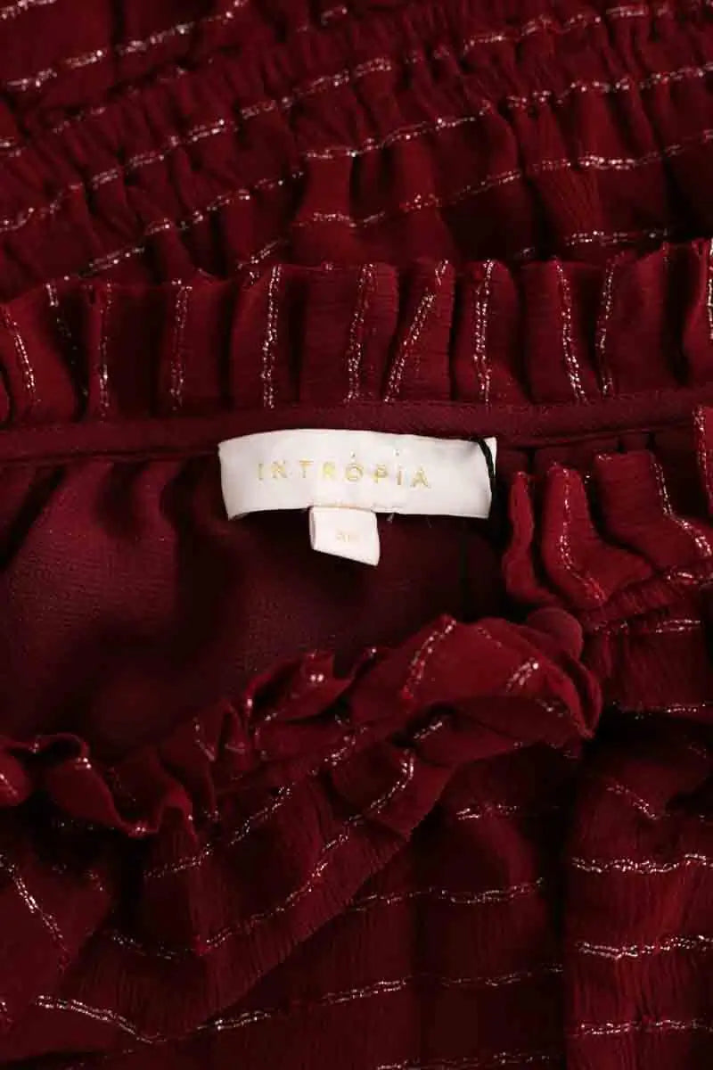 Robe Hoss Intropia Bordeaux en Viscose